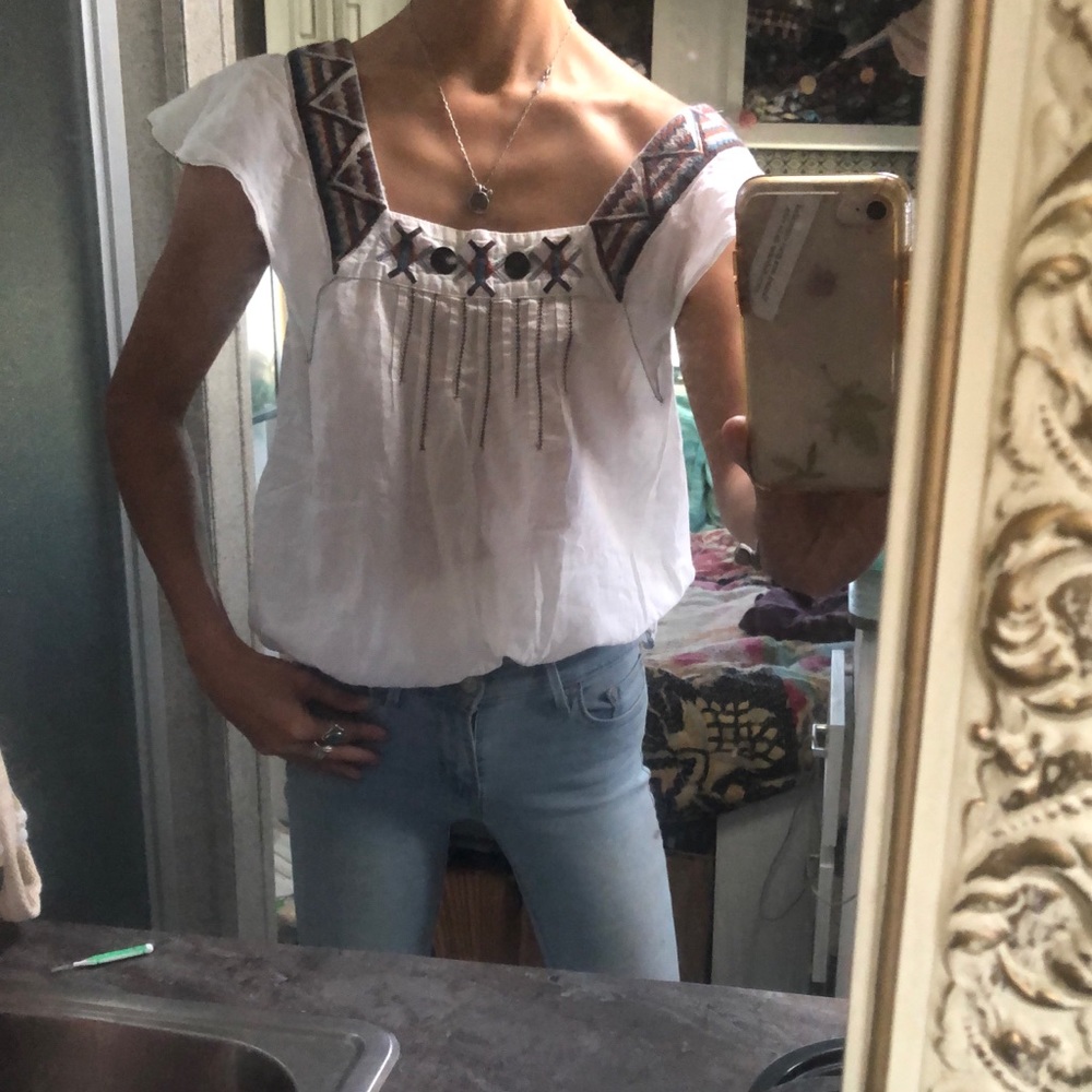 Boho hippie blouse